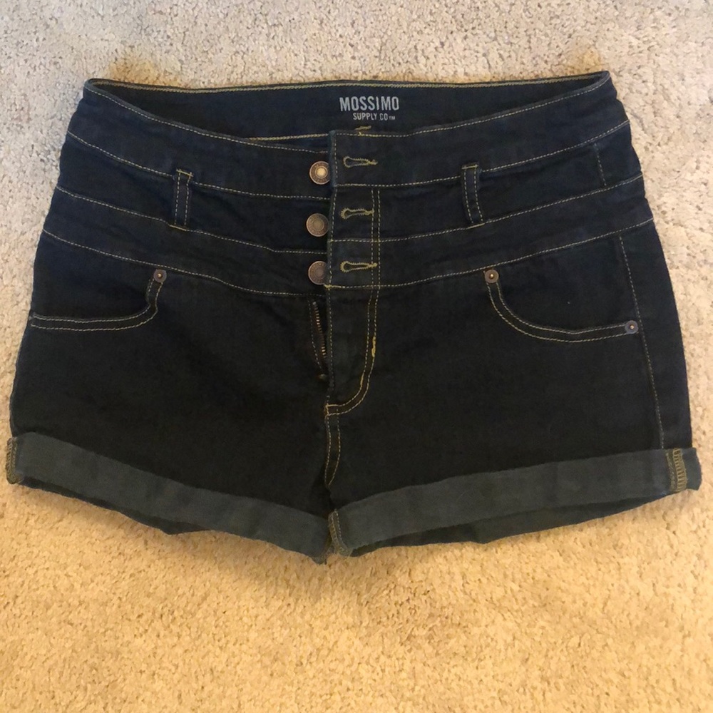 High Waisted Denim Shorts